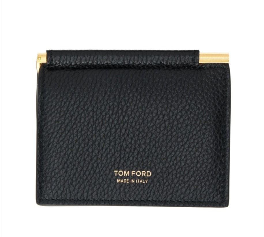 【送料関税込】TOM FORD クリップ カード財布 ブラック Men's Designer Small Leather Goods | TOM FORD Fashion | Tom