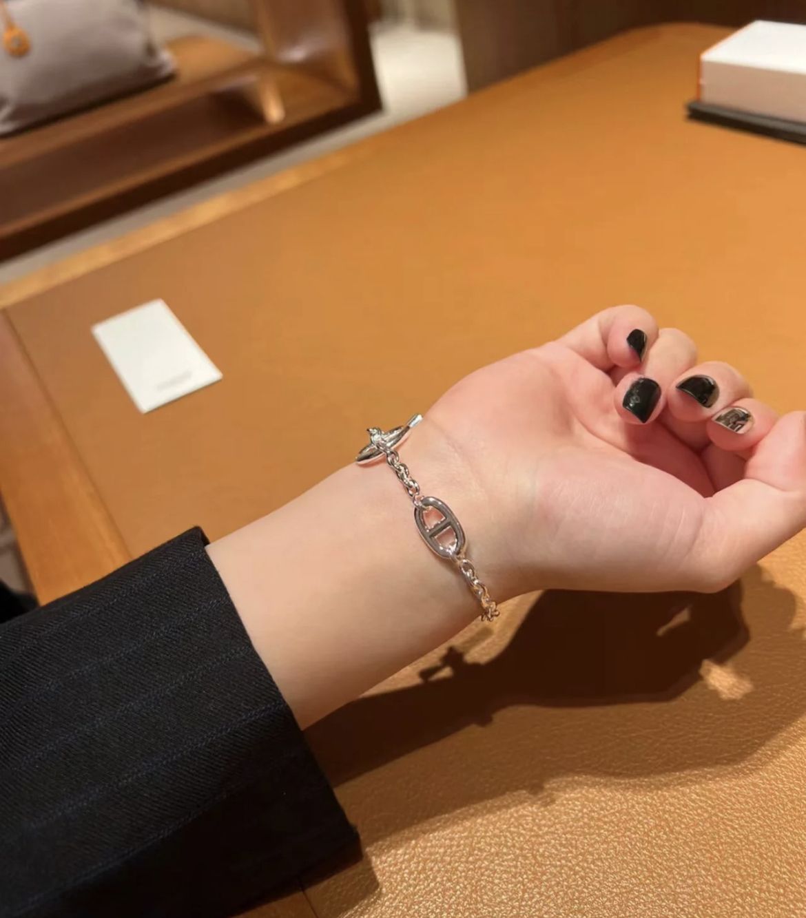 オシャレな手元に♪【HERMES】ファランドール ブレスレット 手元が輝く♪【HERMES】ファランドールブレスレット XSモデル