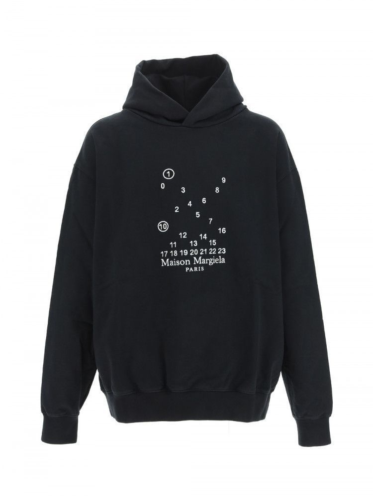 VIP価格★Maison Margiela★ロゴエンブロイダリーフーディ VIP価格☆Maison Margiela☆ロゴエンブロイダリーフーディ