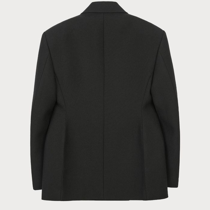 有名ブランド RECTO 70S HOURGLASS SILHOUETTE TAILORED JACKET BLACK (RECTO ジャケット・アウター