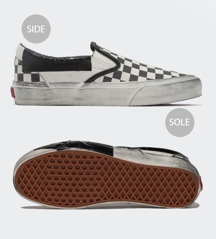 Vans LUX DUCT CLASSIC SLIP-ON VLT LX BLACK バンズ スニーカー Vans LUX DUCT CLASSIC SLIP-ON VLT LX BLACK バンズ スニーカー
