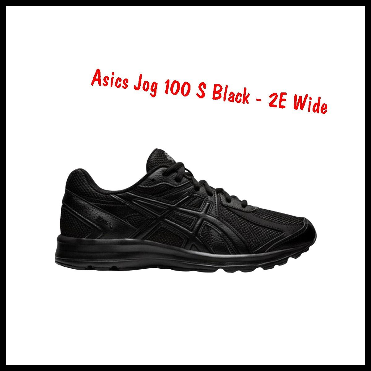 23ss!!! ♥ Asics Jog 100 S Black - 2E Wide Asics Jog 100s 2E Wide White / Black - Dec 2023
