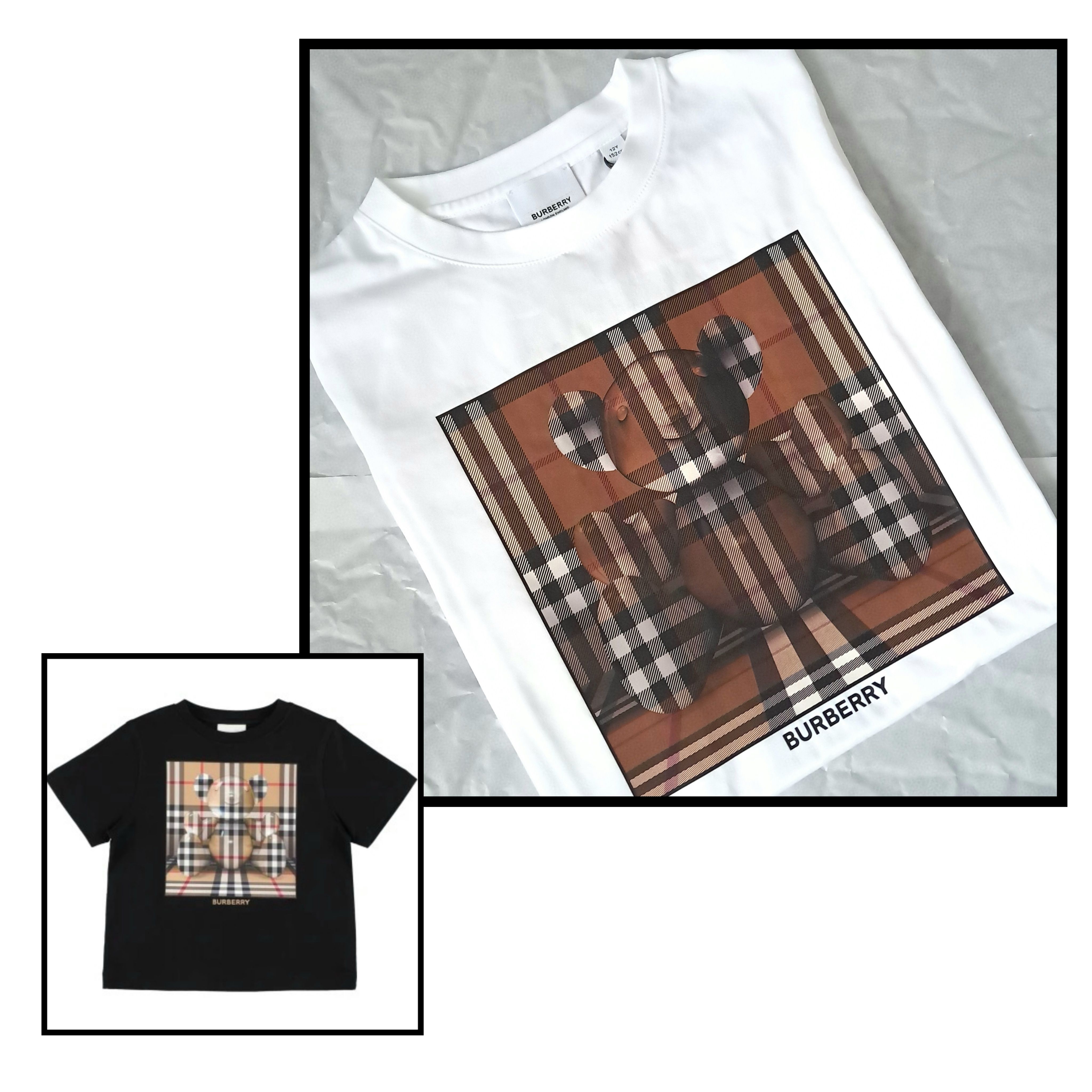 バーバリー Tシャツ 90〜100 ロゴTシャツ トーマスベア 半袖