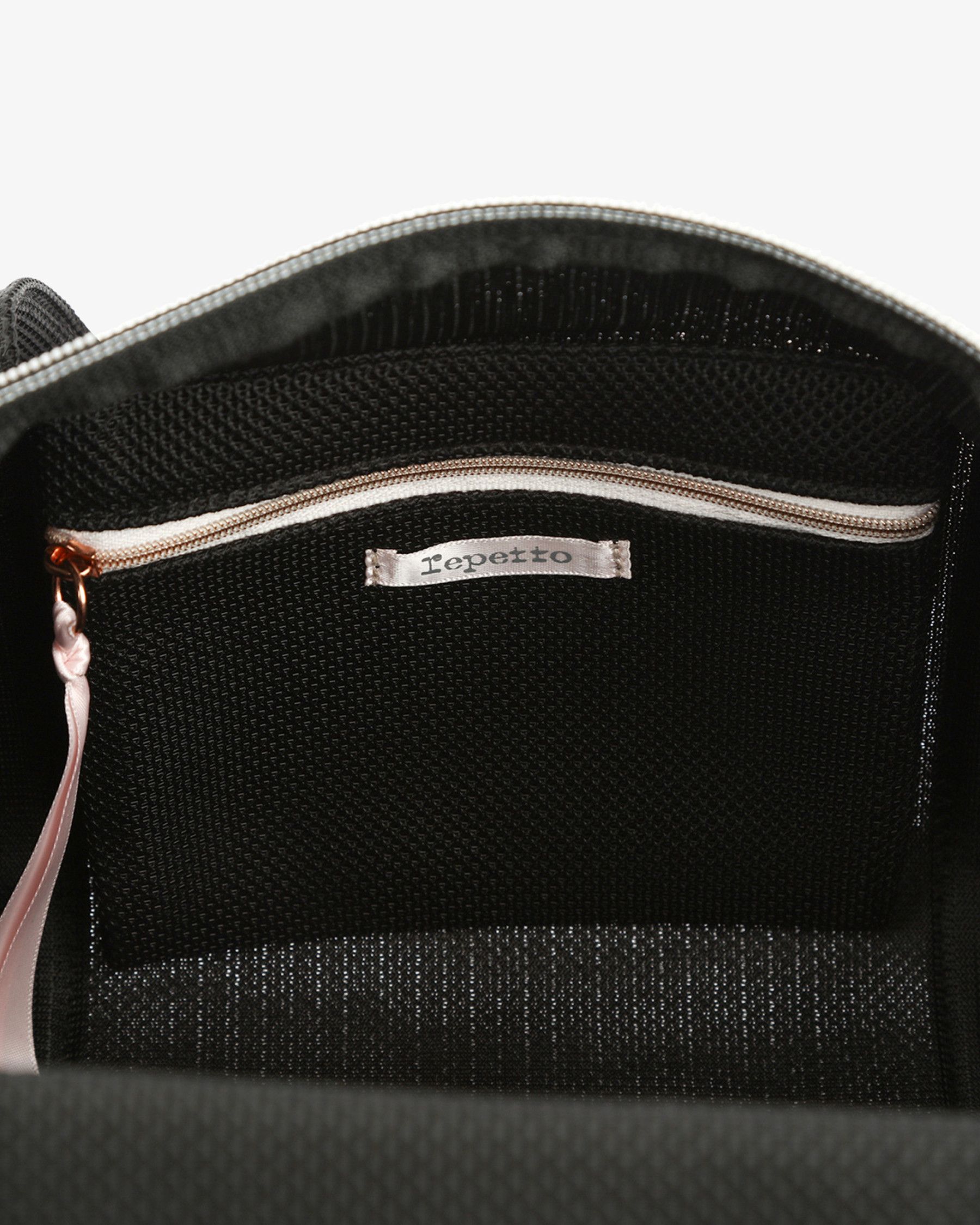 メッシュ素材 ダッフルバッグ Lサイズ ブラック ☆ REPETTO