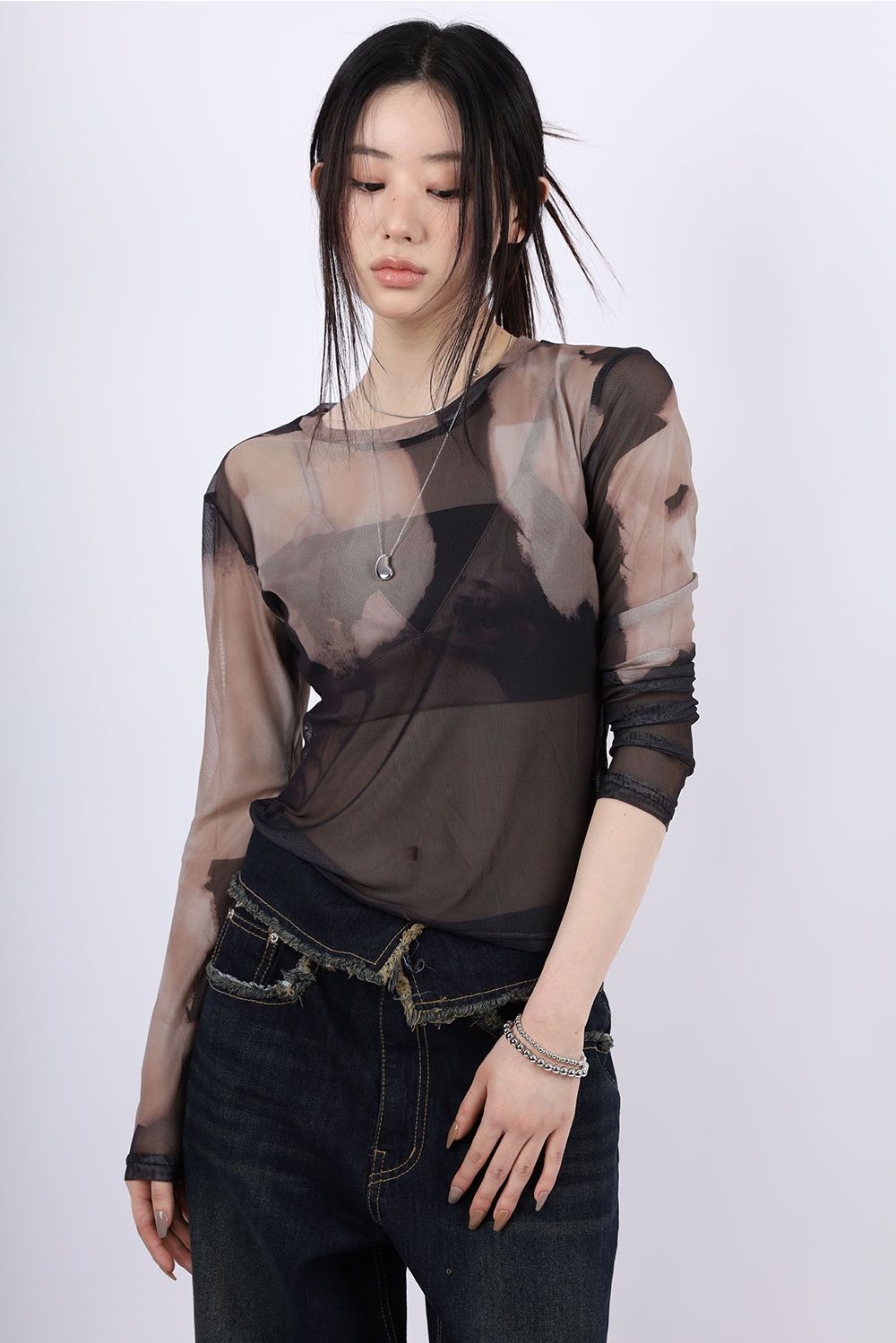 【COLOR iN ID】Sein fold denim COLOR iN ID】Sein fold denim (COLOR iN ID/デニム・ジーパン