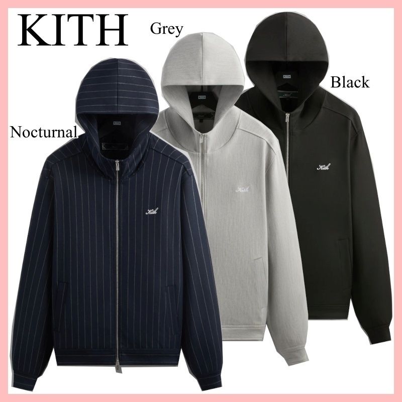 KITH Double Weave Selfridge ジップアップ フーディ 3色 送料込 (KITH