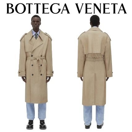 ボッテガヴェネタ プリントレザー ムーリンツイル トレンチ (BOTTEGA