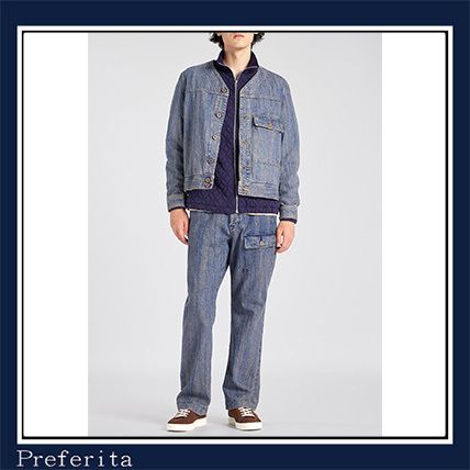 Paul Smith】ノーカラーブルゾン RED EAR ジャカード (Paul