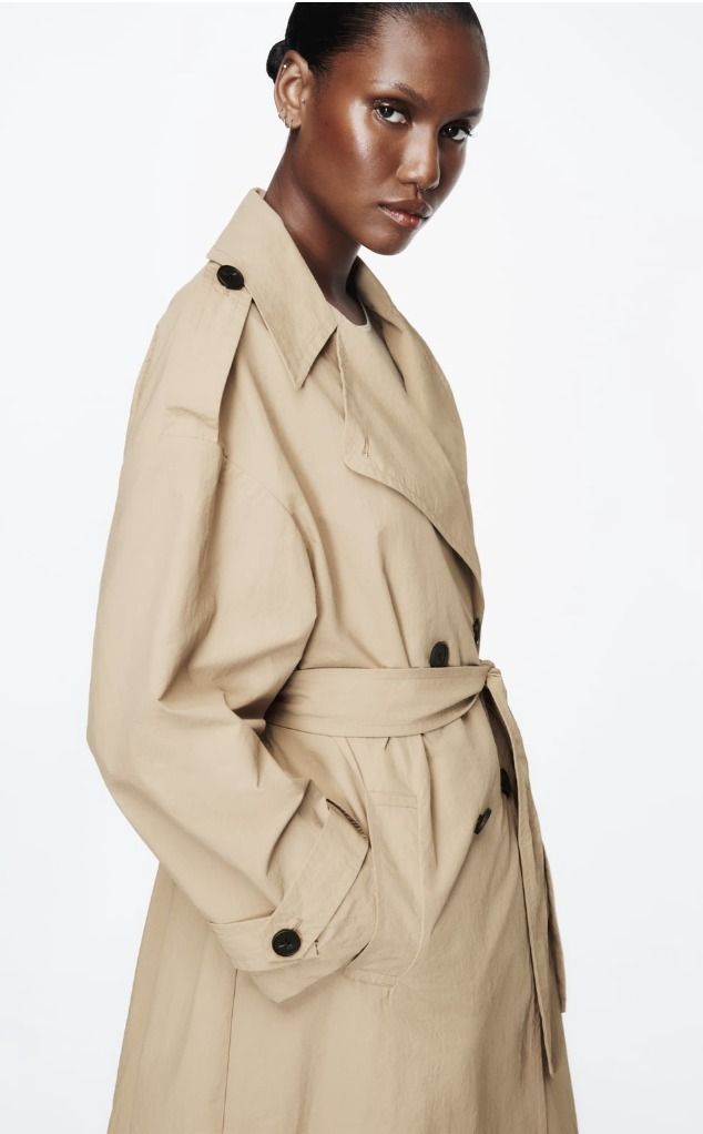 スペイン発送 ZARA トレンチ撥水剤コート 上品カジュアル 最新作 (ZARA