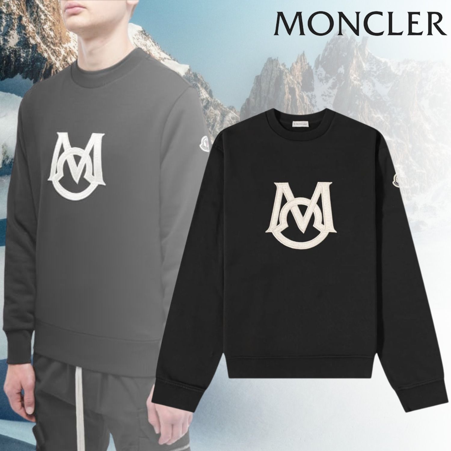 ★希少★ MONCLER スウェット トレーナー M モンクレール Tシャツ