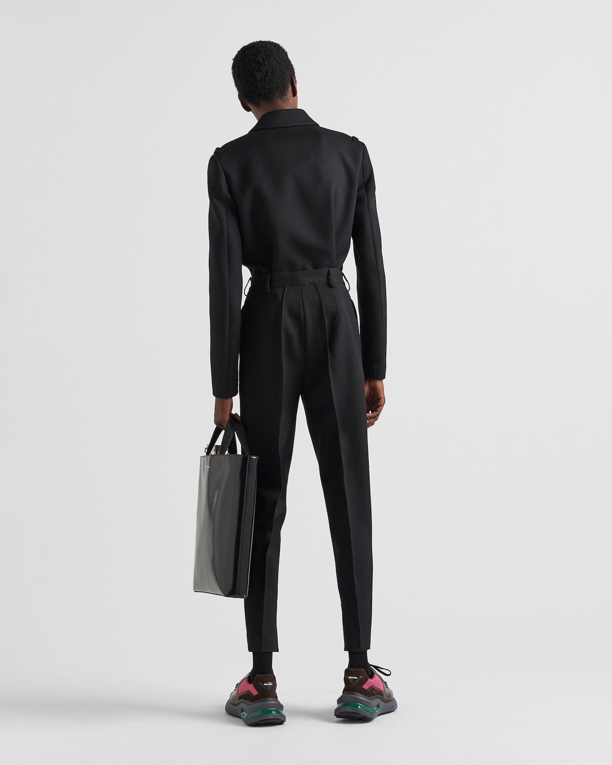 PRADA - 美品 プラダ PRADA ウール ドライバーズ ニット