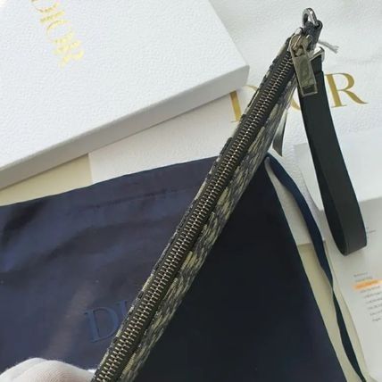ヴィンテージ☆ディオール☆オブリーバービーイーストポーチ Dior ディオール オブリーク サドルベルトポーチ ネイビー