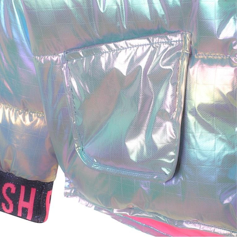 大人もOK! Billieblush ★Blue Purple パファージャケット★12Y 大人もOK! Billieblush ☆Blue Purple パファージャケット☆12Y