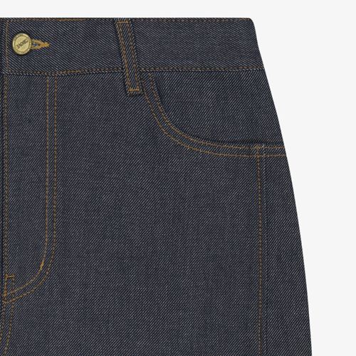 ★2023FW新作★GROVE★BENIA DENIM SKIRT BEN DENIM SKIRT [BLACK] - GROVE