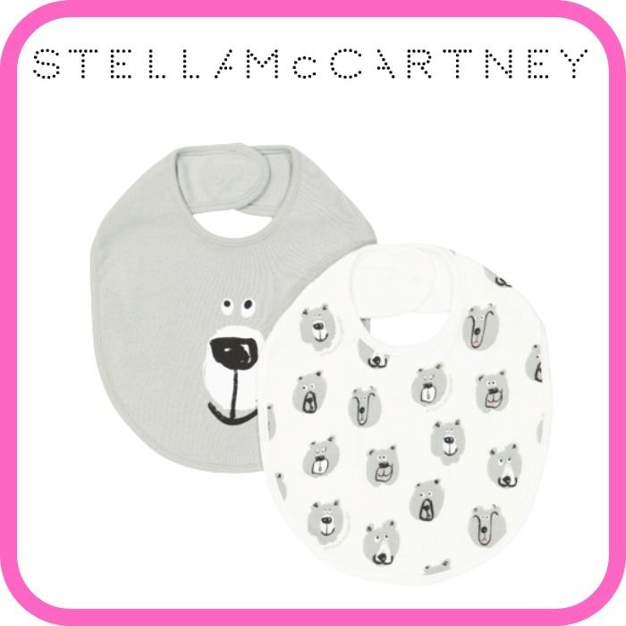 ギフトにも【STELLA McCARTNEY】ベビーコットンスタイ2個セット