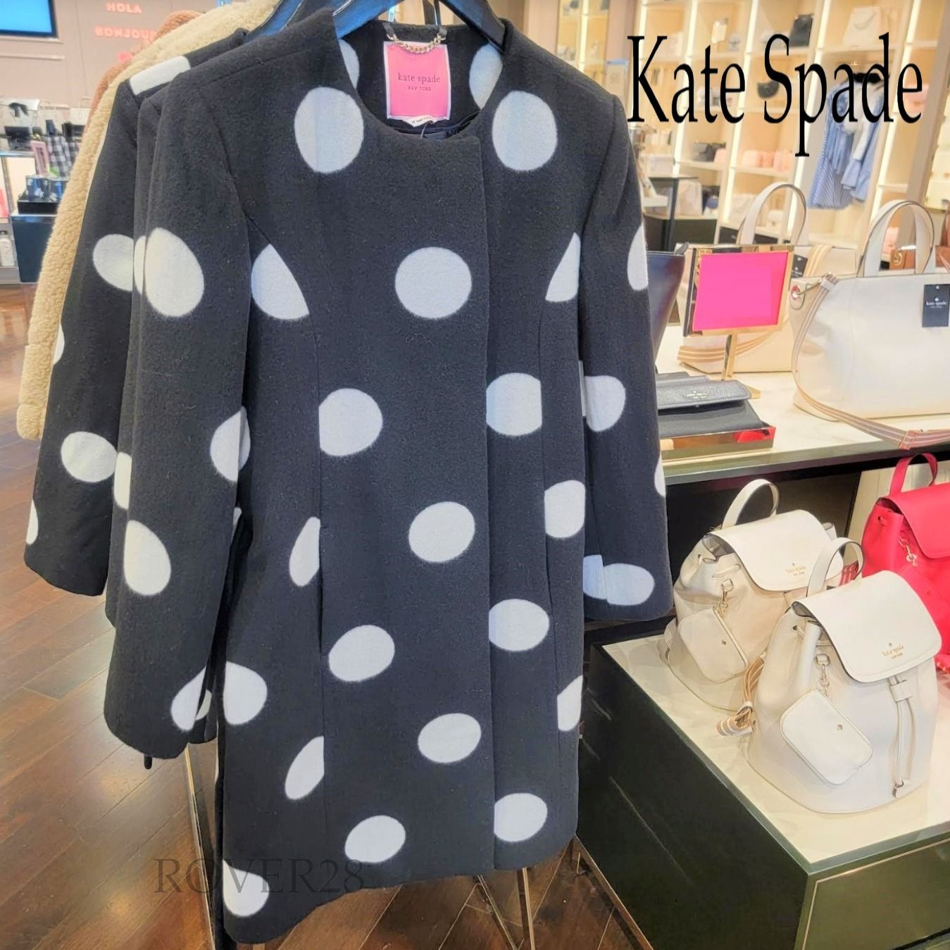 6 Kate Spade ケイトスペード ドット 水玉 ブラウス シャツ