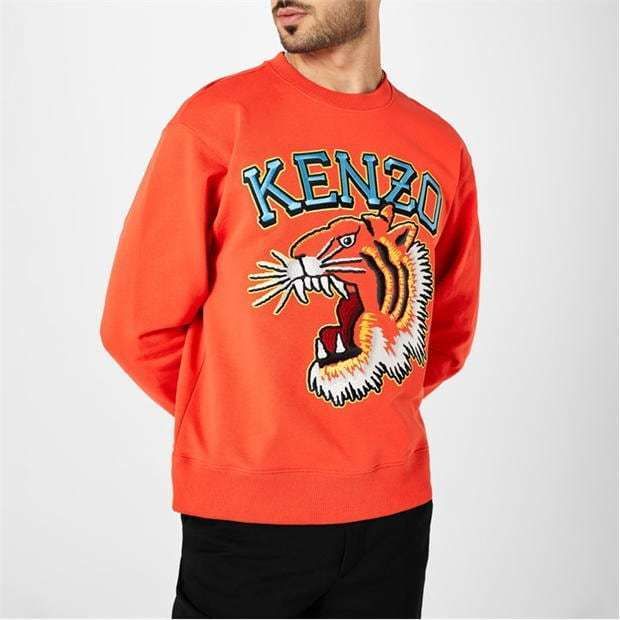 関税送料込☆KENZO VARSITY JUNGLE タイガー スウェットシャツ o