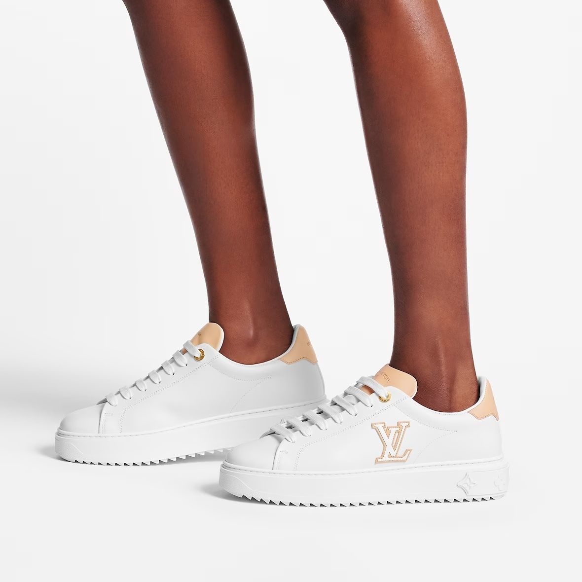 メンズOK LOUIS VUITTON タイムアウト・ライン スニーカー メンズOK LOUIS VUITTON タイムアウト スニーカー 白 (Louis