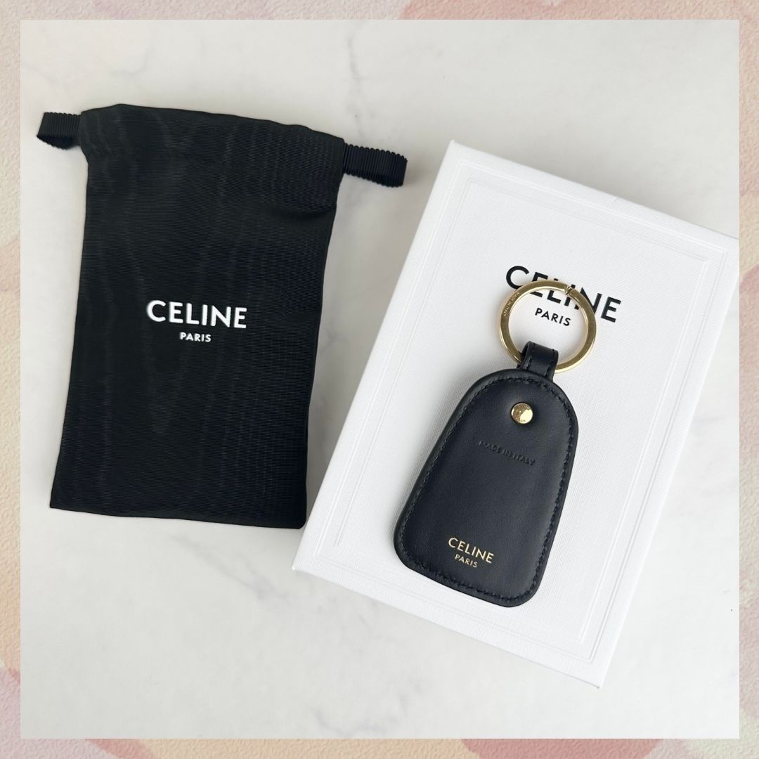 CELINE】トリオンフキャンバス & カーフスキン (CELINE/キーケース