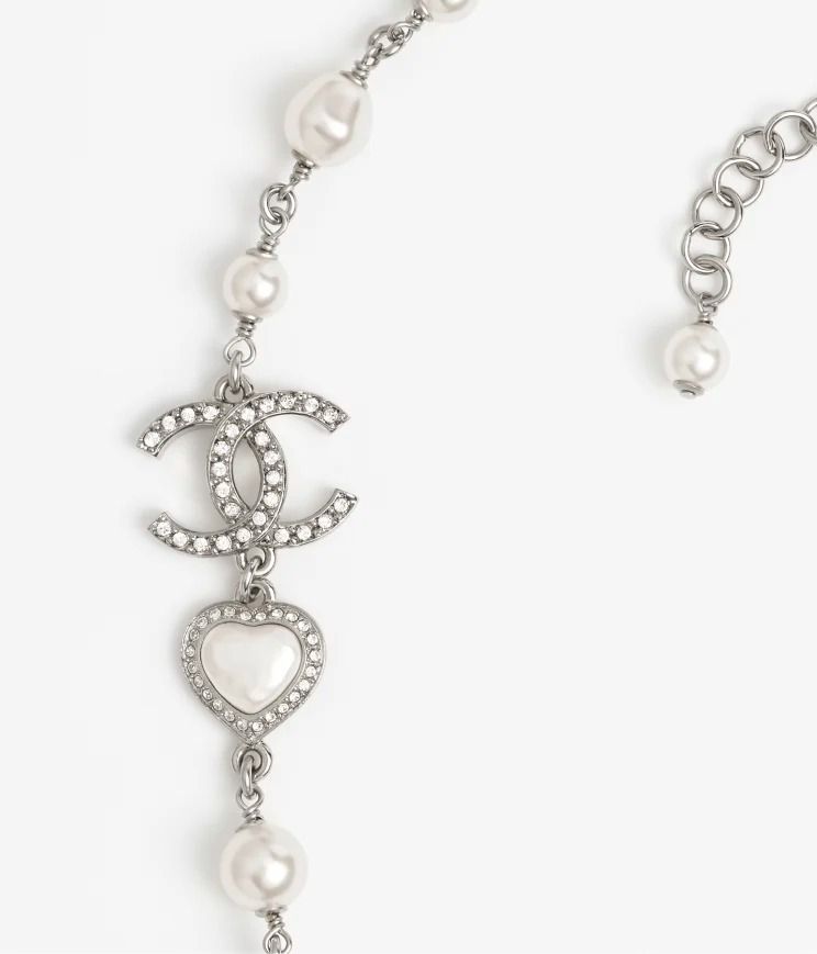 輝く存在感♡大人気レッド【CHANEL】ロングネックレス org.jpg