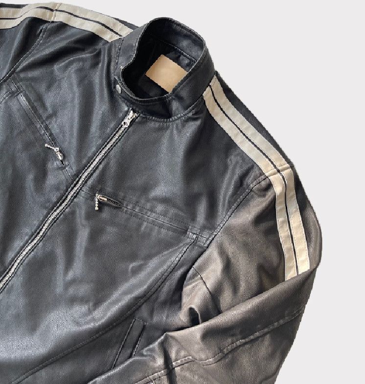 ASCLO Y2K Vintage Washing Leather Jacket (3color) (ASCLO