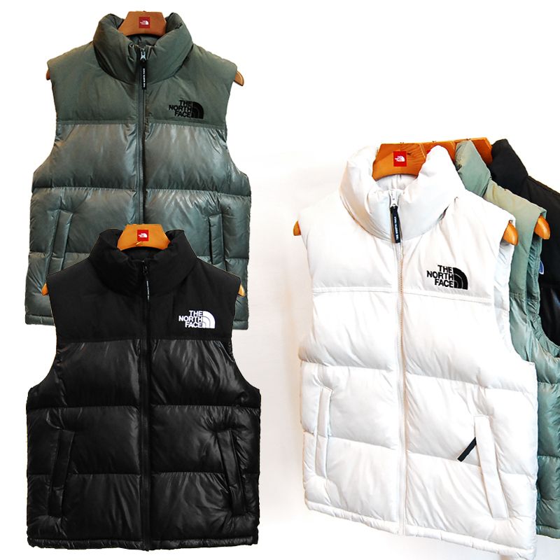 【韓国限定】nuptse on ball vest ヌプシ　ベスト　ホワイト S