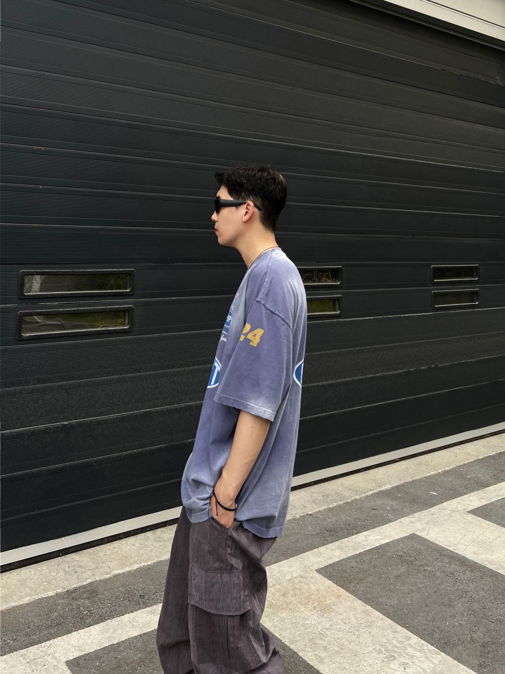 【KOOLOSET】Crack Tie-Dye Nylon Cargo Pants KOOLOSET】Crack Tie-Dye Nylon Cargo Pants (カーゴパンツ