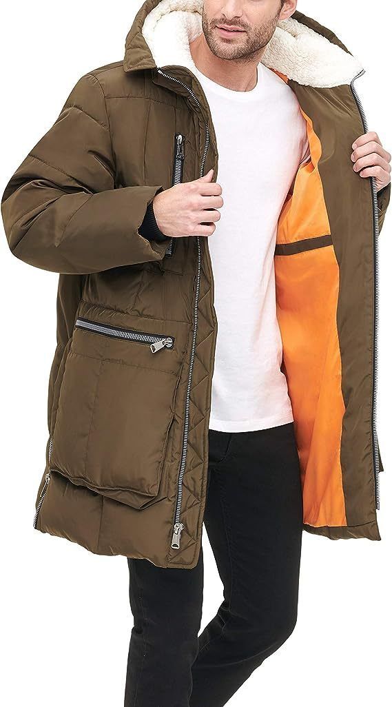 Tommy Hilfiger ロゴ フード付き ロング ダウンジャケット 全4色