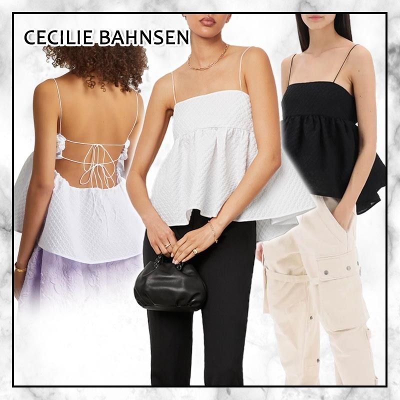 ◇CECILIE BAHNSEN 23AW◇Selena オープン バック トップス◇ (CECILIE