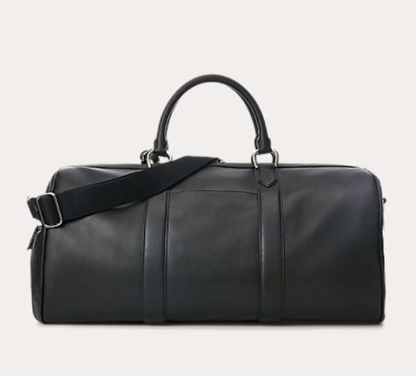 POLO RALPH LAUREN】 スムースレザーダッフル Black (Ralph