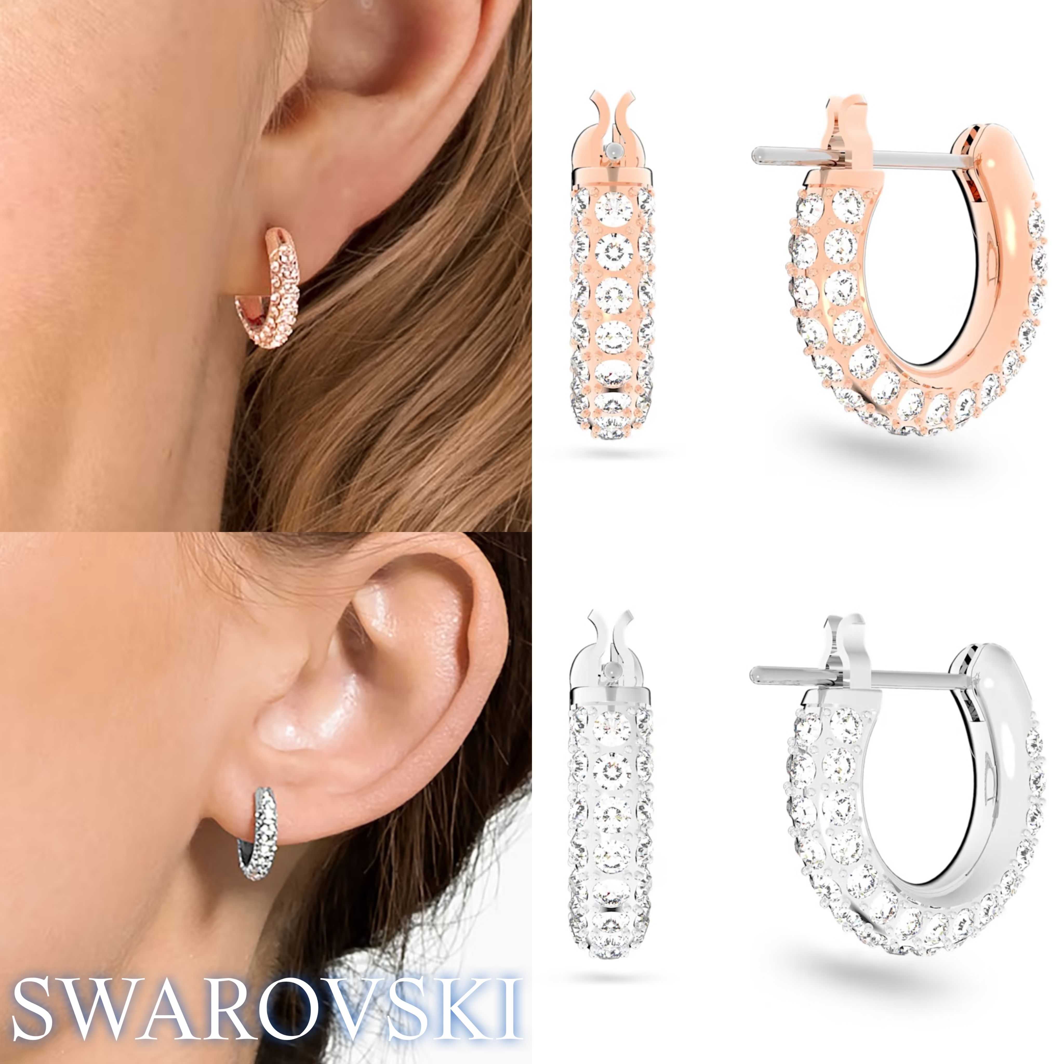 ☆SWAROVSKI☆シンプル&上品な輝き☆Stone フープ ピアス☆ (SWAROVSKI/ピアス) 98655960【BUYMA】 ☆SWAROVSKI☆シンプル&上品な輝き☆Stone フープ ピアス☆ (SWAROVSKI/ピアス) 98655960【BUYMA】