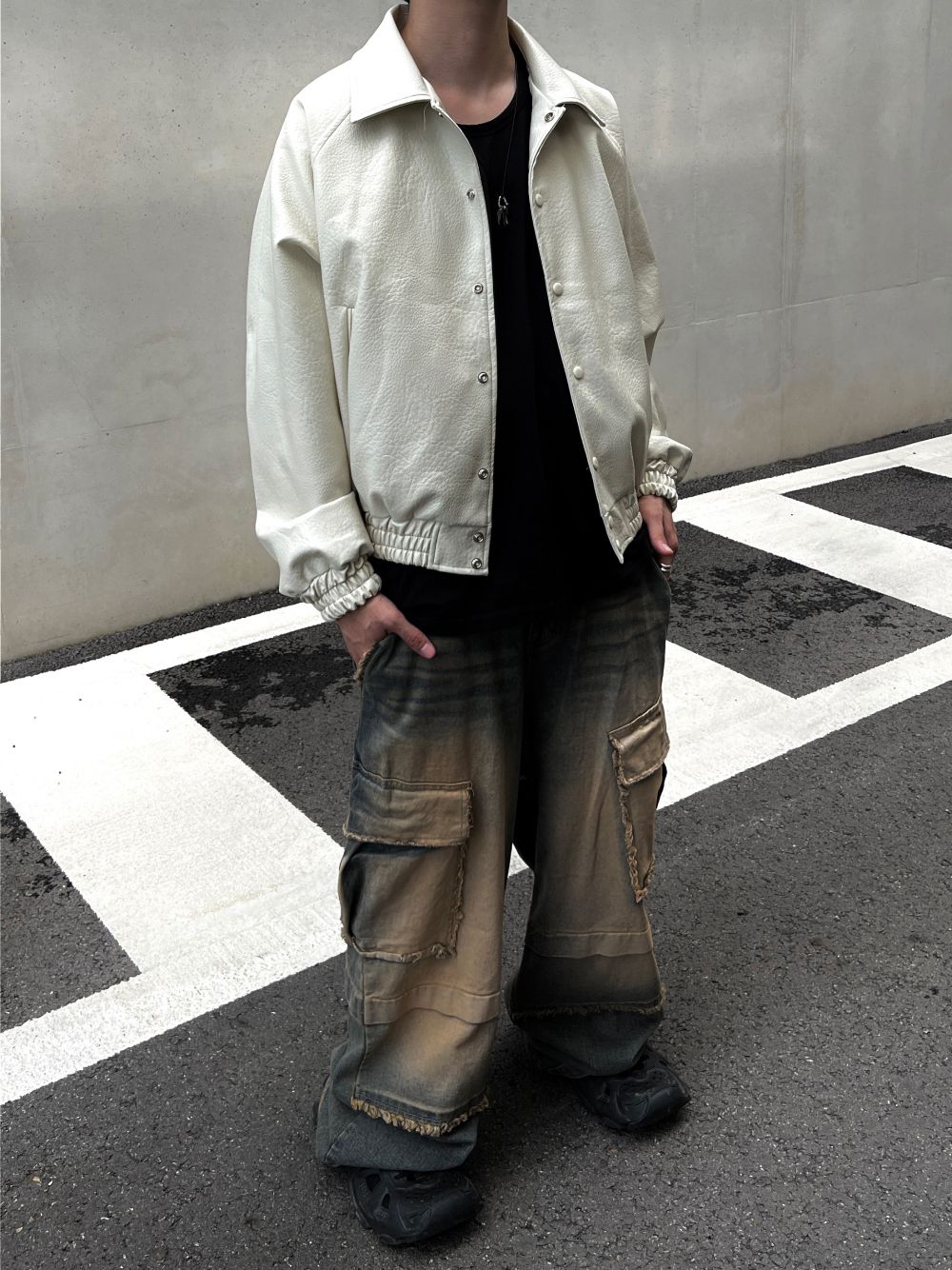 KOOLOSET】Vintage Frankette Cargo Denim (デニム・ジーパン