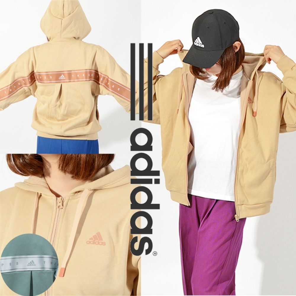 adidas】 フリース フルジップパーカー☆色違い多数あり