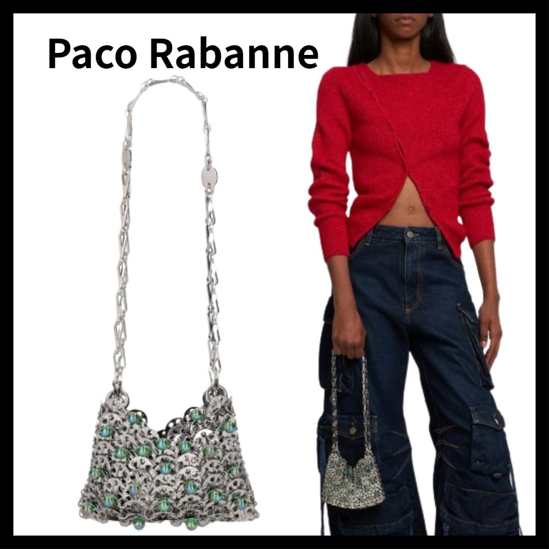 paco rabanne パコラバンヌ チェーンショルダーバッグ ポシェット-
