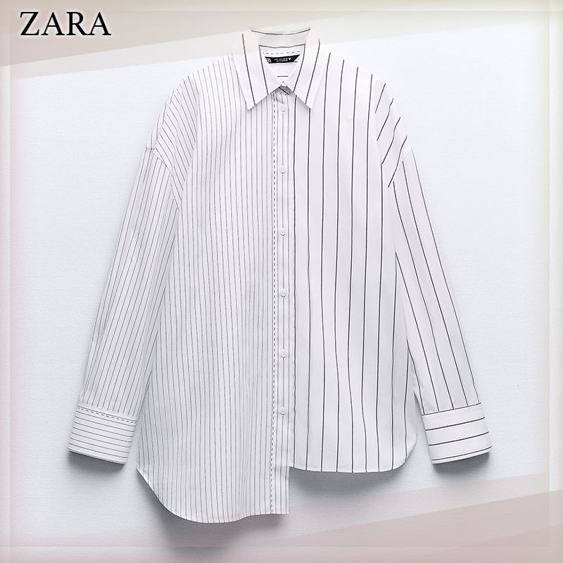 ZARA ストライプ柄クラッチ