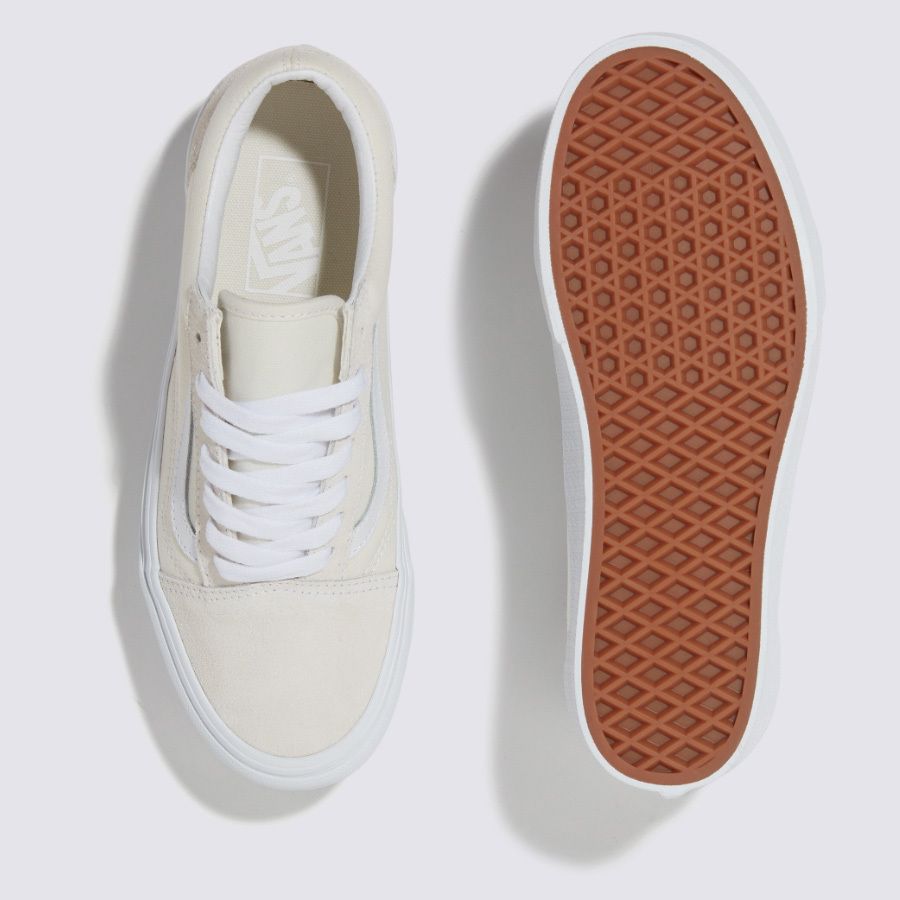 VANS☆OLD SKOOL STACKFORM☆厚底☆兼用☆MARSHMALLOW (VANS
