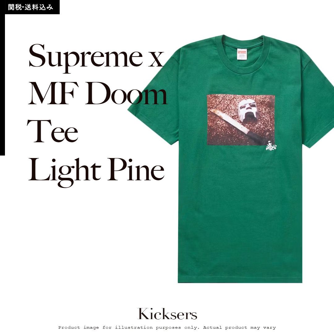 Supreme MF Doom Tee Light Pine XLサイズ