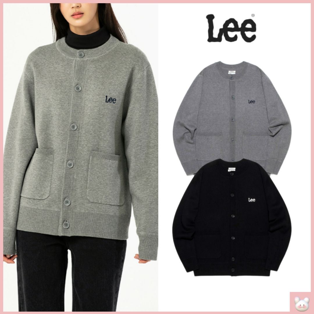 日本未入荷[LEE] WOOL ROUND NECK CARDIGAN (LEE/カーディガン