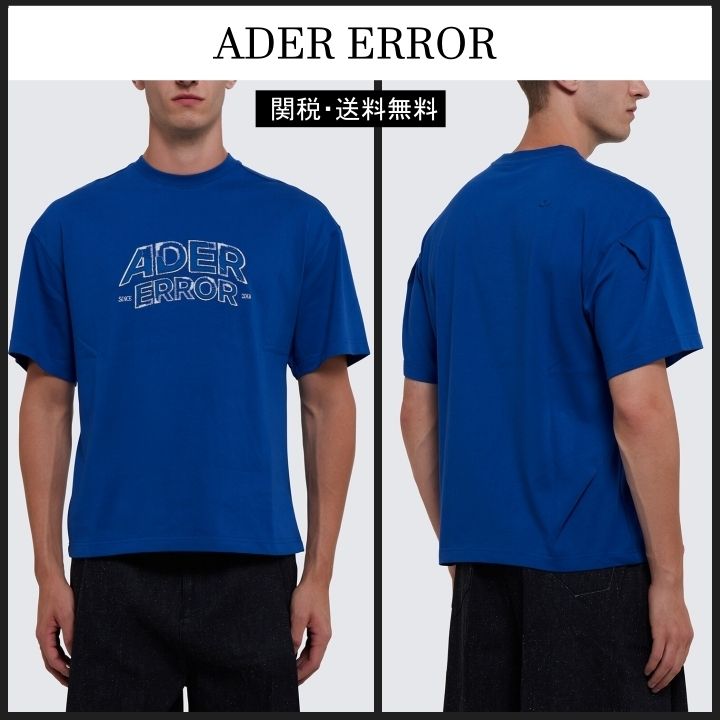 ADER ERROR】 ロゴ コットン Tシャツ (ADERERROR/Tシャツ