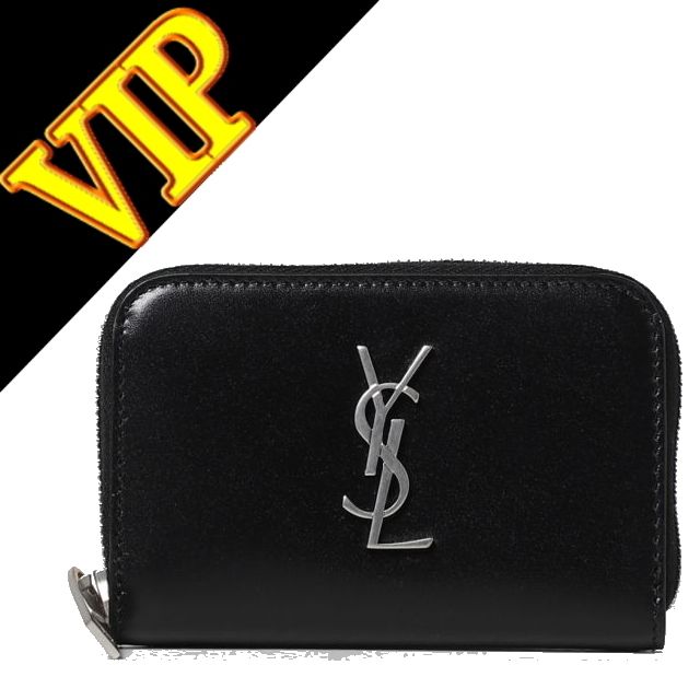 ◆◆VIP◆◆ Saint Laurent カサンドラ コインカードウォレット カサンドラ マトラッセ コインカードウォレット（ラムスキン