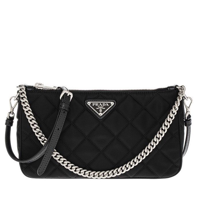美品】PRADA プラダ ショルダーバッグ チェーン キルティング