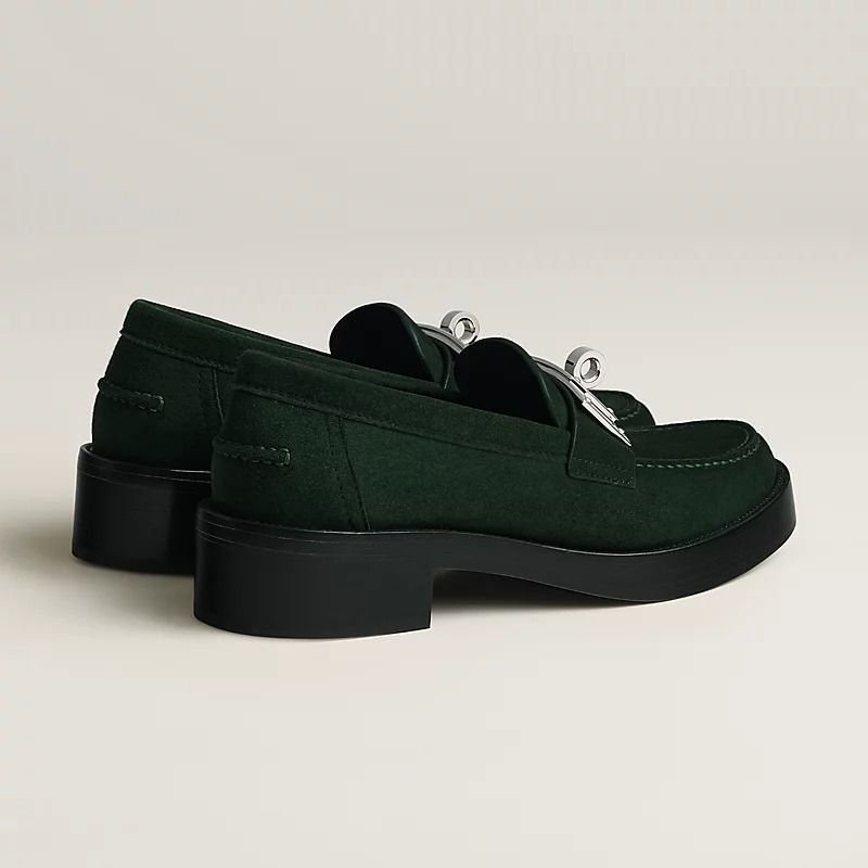 【ケリーバックルがアクセント!】HERMES Hot ローファー ケリーバックルがアクセント!】HERMES Hot ローファー (HERMES