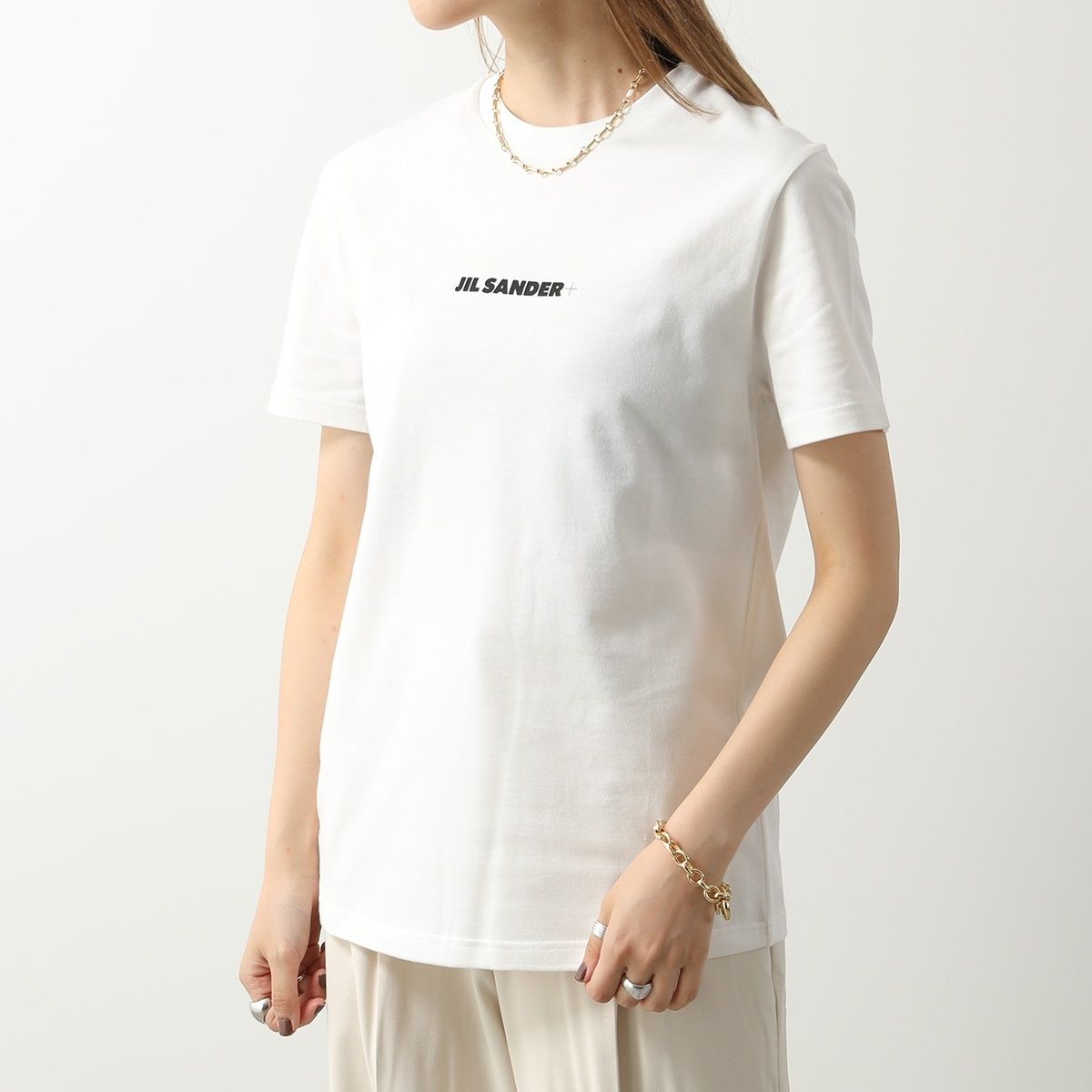JIL SANDER+ 半袖 Tシャツ J40GC0118 J20103 ロゴT (Jil Sander