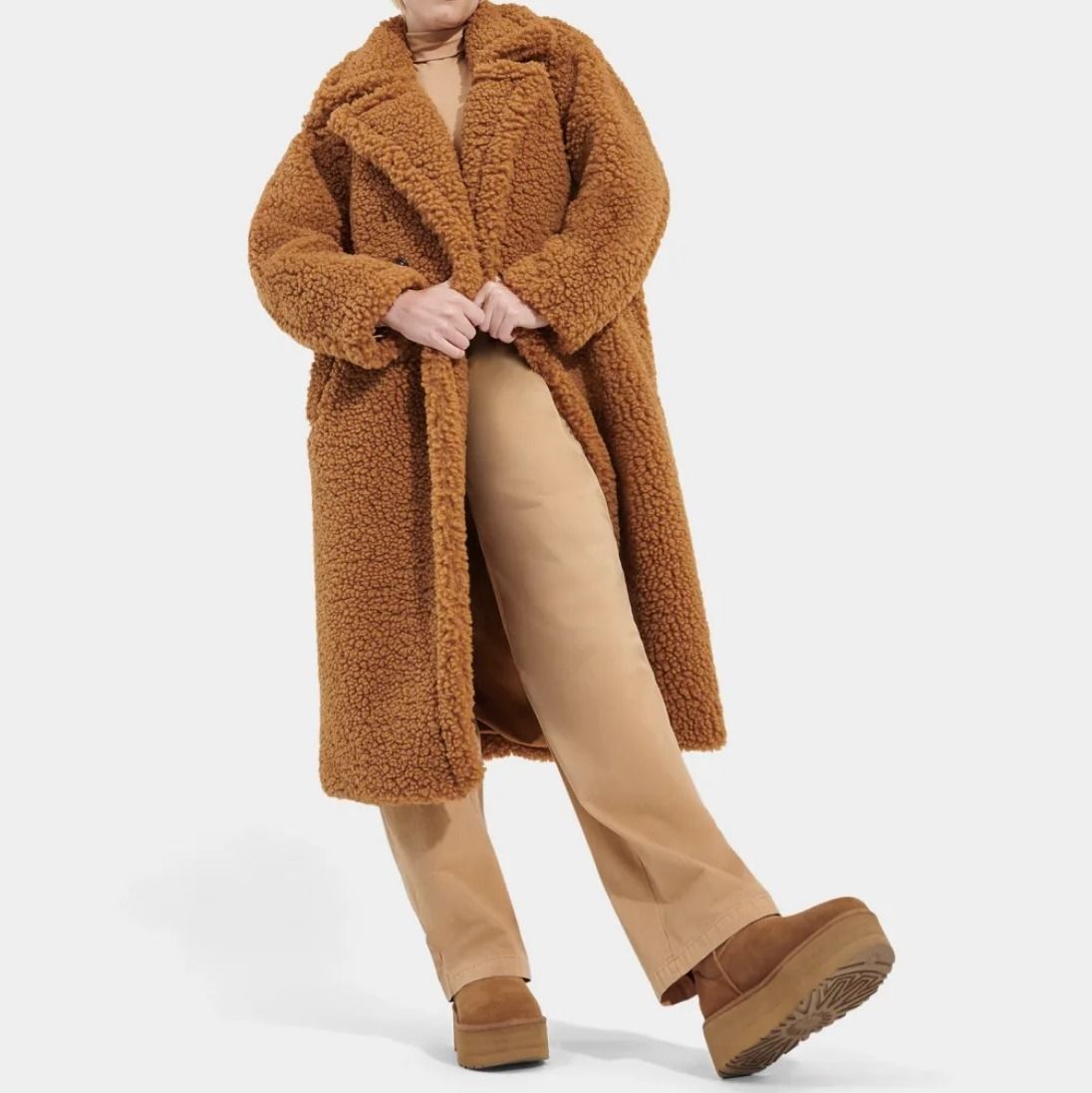 Gertrude Long Teddy Coat | UGG®