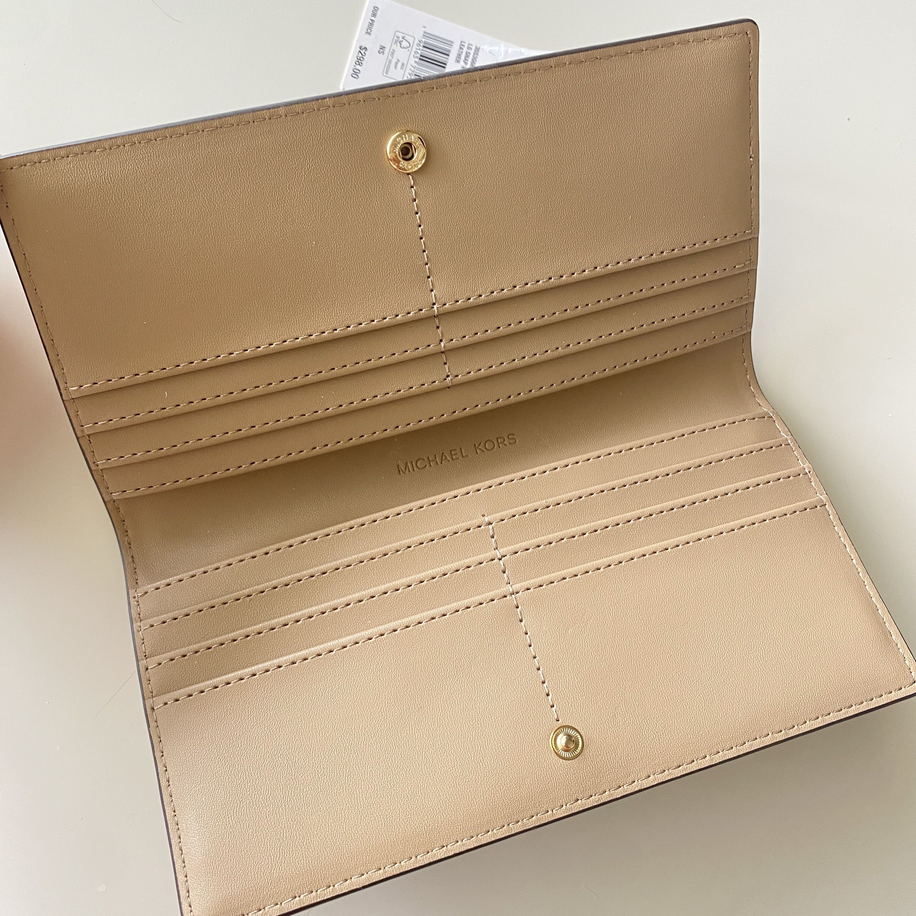 新作★Michael Kors★REED LG SNAP WALLET 長財布 新作☆Michael Kors☆REED LG SNAP WALLET 長財布 (Michael Kors