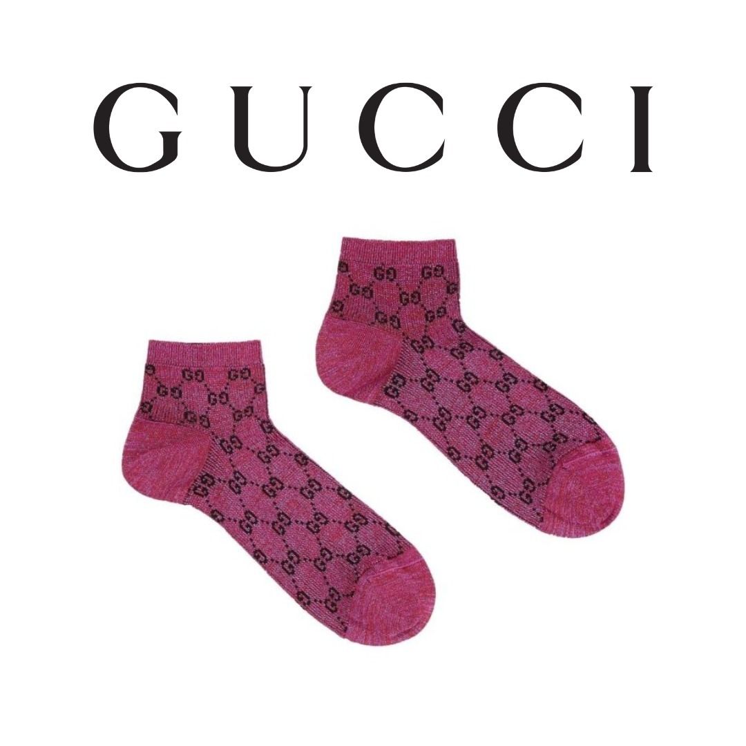 GUCCI ラメソックス ピンク-