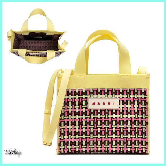 MARNI(マルニ) JACQUARD SHOPPER BAG [正規品/関税込] (MARNI
