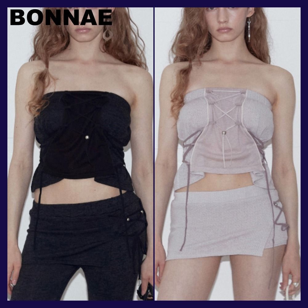2025人気No.1の Bonnae Ribbon チューブトップス トップス