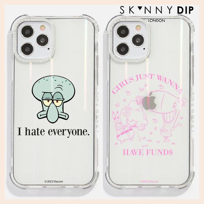 SKINNYDIP】iphoneケース イカルド ピンク スポンジボブ