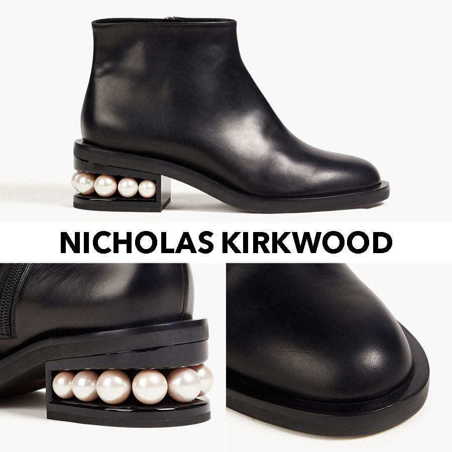 Nicholas kirkwood ショートブーツ素材スエード - jenmccollum.com